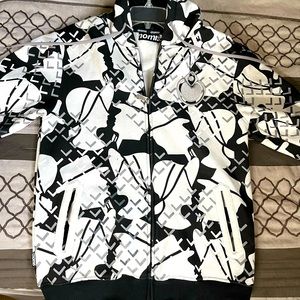 Nomis Hoodie Blk/White Sz. M